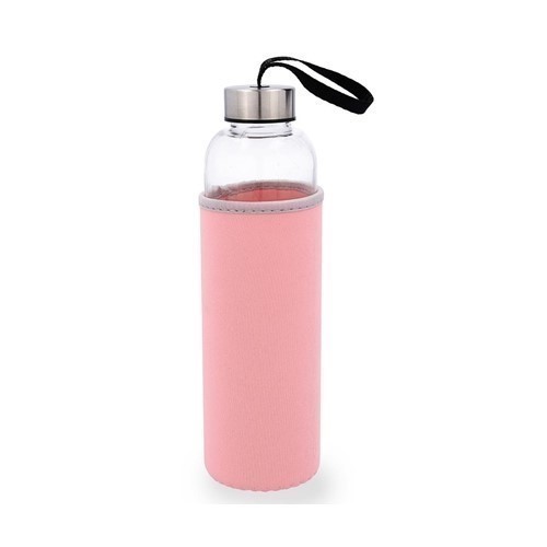 BOTELLA QUIDATE 0.6L C/FUNDA ROSA